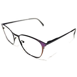 Scott Harris Europa SH638 C2 Purple Brown Metal Square Eyeglasses 50-18 140